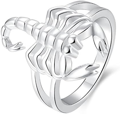 VEELFF Creative Scorpion Lady Stainless Steel Ring