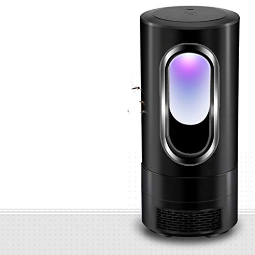 HTHJSCO Electric Mosquito Killer Lamp, Chemical-Free USB Powered UV LED Light Photocatalyst Fly Bug Dispeller with Suction Fan for Indoor Home