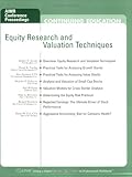 Equity Research and Valuation Techniques, , 0935015841