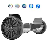 HYPER GOGO 8.5 Inch Electric Smart Self Balancing Scooter Hoverboard Built-in Bluetooth Speakers and LED Lights - Certified UL 2272