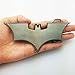 Lanxy Men's Cool Fashion Bat Shape Silver Tone Belt Buckle For Men Novelty(grey)