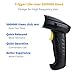 TaoHorse 2-in-1 2.4GHz Wireless & USB Wired Barcode Scanner Handheld 1D Laser Automatic Bar Code Reader for Computer POS Laptop, 200m Range Fast and Precise Scan