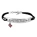 Keep My Son Safe Flag Charm Bracelet