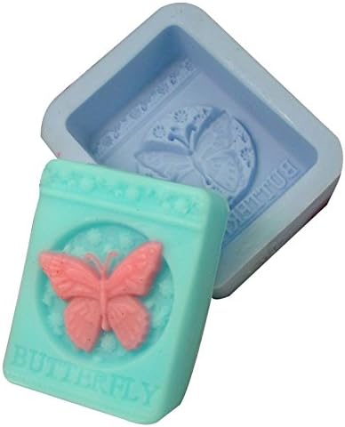 Rectangular Butterfly Soap Bar Mold