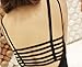 Celebrity Sexy Women Bralette Cage Caged Back Cut Out Padded Bra Bralet Crop Top