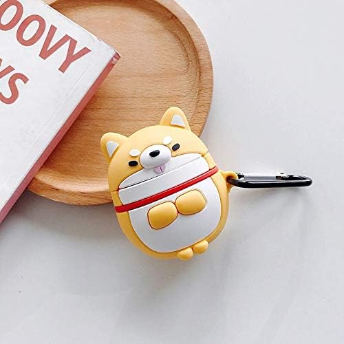 AZlanlan Headset Set for Apple Airpods 1&2, 3D Anime Theme [Minnie] [Cigarette] [Starbucks] [Unicorn] Silicone Headphone Case. (k9)