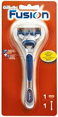 Бритвенный станок Gillette Fusion с 1 сменной кассетой (7702018951376)