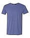 Anvil Adult Tri-Blend T-Shirt, Heather Blue, Large