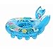 UCLEVER Inflatable Baby Pool Float Infant Crab Seat Boat Swim Ring with Handles (Blue)