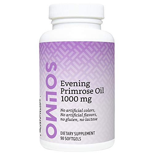 Amazon Brand - Solimo Evening Primrose Oil 1000 mg, 90 Softgels, One Month Supply (The Best Evening Primrose Oil)