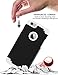 iPhone 6 Cases, Vogue Shop 2in1 Hybrid Hard PC Cover and Inner Soft Silicone Corner Protection High Impact Defender Combo Shell Phone Case for iPhone 6 6s 4.7 inch-Black