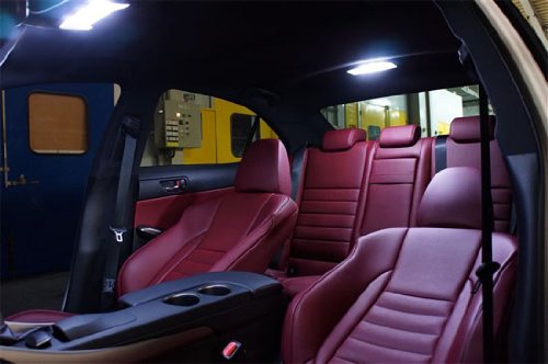 iJDMTOY 2PC 140-SMD Exact Fit LED Panels Interior Lights Package Set For 2014-up Lexus IS250 IS350