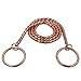MOONPET™ Rose Gold P Snake Dog Choke Chain Collar - Heavy Duty for Small Medium Large Dog Breeds - Command Obedience Dog Training Slip Collar - 24