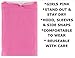 1 Pink Deluxe Adult 10 Mil Strong Emergency Rain Poncho
