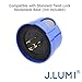 J.LUMI YCA1008 Twist Lock Photocell Sensor for Outdoor Lights, Next Generation Electronics Better for LED and Induction Lights, UL Listed for Commercial and Residential Use, Blue