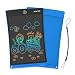 NEWYES 8.5 Inches Colorful Doodle Board LCD Screen Writing Tablet with Lock Function Magnetic Drawing Board Erasable Doodles Notepad Gifts for Ages 3+ Blue with Lanyard