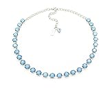 WHITE OPAL STARSHINE Discontinued Rare 8mm Crystal Chaton Necklace Swarovski Elements *Pick Your Finish *Karnas Design Studio