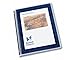 Avery Flexi-View 3 Ring Binder, 1/2 Inch Round Rings, 1 Navy Blue Binder (15766)