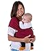 Eco Cub Baby Sling Wrap for Pain-free Carrying Experience | Multiple Colors | Extra Soft and Lightweight Cloth for Mamas & Newborns | Classic Original Cotton Fabric | Dark Red