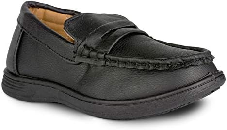 Chillipop Loafer for Boys; Moccasin Boys Loafers, Faux Leather