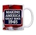 75th Birthday Gifts Making America Great Since 1945 Funny 75th Birthday Party Supplies 75th Birthday Gag Gift Coffee Mug Tea Cup USA Flag