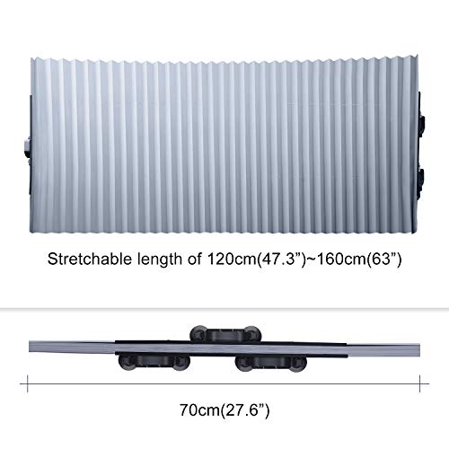 RUN STAR Windshield Sun Shade Retractable Universal Car Sunshade, 4PCS Suction Cup Replacement