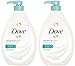 Dove Body Wash, Sensitive Skin Pump,34 Fl Oz (Pack of 2)