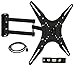 Mount-It! Full Motion TV Wall Mount with Articulating Arm | Tilt, Swivel, and Rotation Motion Mount | Flat Screen Bracket for 23-55” | VESA Compatible up to 400x400 | 66 lbs Capacity