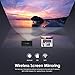 Mini Projector WOWOTO A8 Pro 200 ANSI Lumen Android 6.0 Support Full HD 1080P Smart Wi-Fi Projector 4200mAh battery 150″Image DLP Video Projector with BT4.0/HDMI/USB/Outdoor Projector for Home Theaterthumb 2
