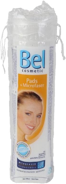 BEL Round Cotton Cosmetic Pads Facial Cleansing Makeup Remover 75 Count