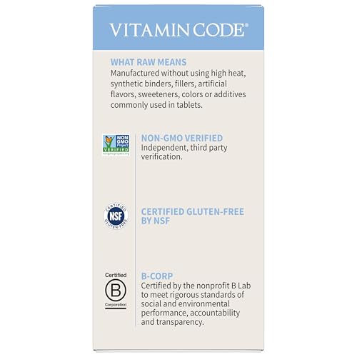 GARDEN OF LIFE MULTIVITAMIN FOR MEN – VITAMIN CODE 50 & WISER MEN’S RAW WHOLE FOOD VITAMIN SUPPLEMENT WITH PROBIOTICS, VEGETARIAN, 240 CAPSULES