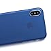 totallee iPhone X Case, Thinnest Cover Premium Fit Ultra Thin Light Slim Minimal Anti-Scratch Protective - For Apple iPhone X (Navy Blue)