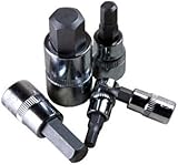 US PRO 13pc Metric Hex Bit Socket Set 2-14mm Chrome Vanadium Steel S2 Bits Case view 5