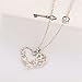 VWH Mother and Child Love Pendant Necklace Mother's Day Gifts Sweater Chain Necklace for Mother