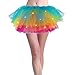 Cidyrer Tutus for Women Adult Lighted Tutu Women's Light Up Neon LED Tulle Tutu Skirt, Colorful, One Size
