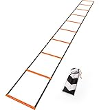 GOLME PRO Speed + Agility Ladder with Training Drill Carry Bag
