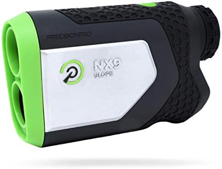 Precision Pro NX9 Golf Rangefinder Laser Golf Range Finder with Magnetic Holder, 600 Yard Range, Flack Lock with Pulse Vibration, 6X Magnification, Slope & Non-Slope Model Precision Pro NX9 Golf Rangefinder Laser Golf Range Finder with Magnetic Holder, 600 Yard Range, Flack Lock with Pulse Vibration, 6X Magnification, Slope & Non-Slope Model