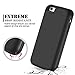 iPhone 5S Battery Case, iPhone 5 Battery Case, HoneyAKE 4000mAh Portable Charger iPhone 5 External Battery Protective Charging Case Backup Pack Cover Juice Power Bank for iPhone 5S/5- Black
