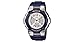 Casio Women's BGA114-2BCR Baby-G Shock Resist White Metallic Dial Watch