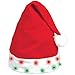Amscan 392071 Flashing Light Led Bulb Santa Christmas Hat