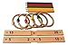 Ring Toss Games Indoor - Outdoor Kids Games - Toys Set - Includes 5 Colorful Rope Rings - Fun Family Games for Kids & Adults Backyard, BBQ, Yard Games, Family Reunion, Pool Party