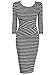 REPHYLLIS Summer Wedding Guest Dresses for Women Casual Church Wrap Black L