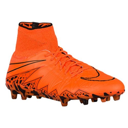 Nike Mens Hypervenom Phantom II FG Firm Ground Soccer Cleats 9 US, Orange/Citrus