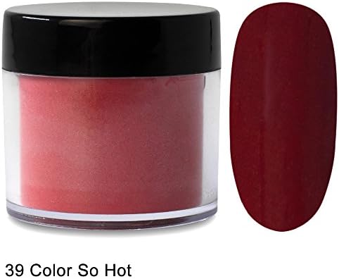 NMKL Nail Dip Powder Professional Manicure Tools, Natural Dry, No Nail Lamp Curing, 1 oz (Color So Hot)