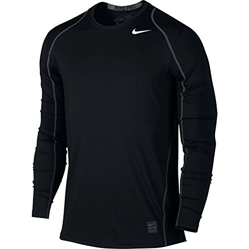 Men's Nike Pro Cool Top Black/Dark Grey/White Size Small