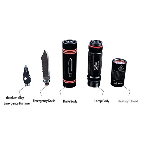 Buy 1 SelfDefense Flashlight Knife With 2 Bonus Ebooks Included