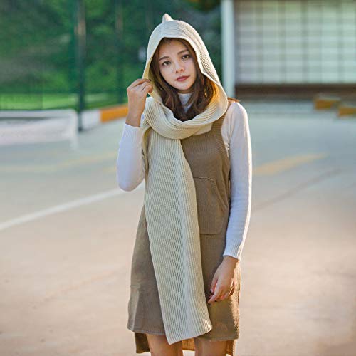 6 Winter+Hooded+Hoodie+Scarves+Crochet