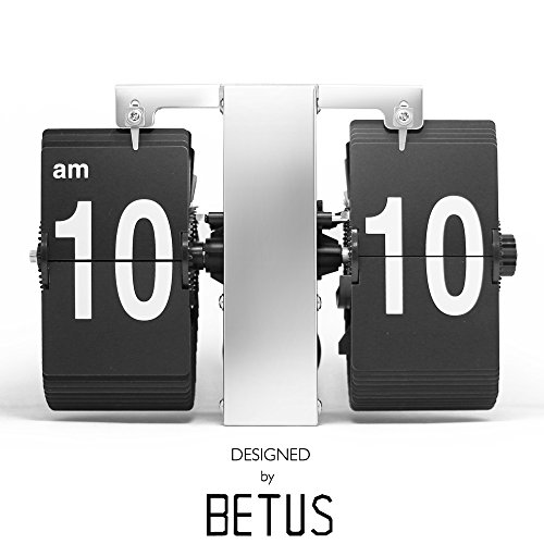Betus Retro Style Flip Desk Shelf Clock Classic MechanicalDigital