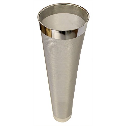 FastFerment Hop Filter Stainless Steel: Compatible with Our 7.9 and 14 Gallon Conical Fermenters. Beer Brewing, Wine Fermenting or Cider Making FasterFerment Accessories (Hop Filter 300 Micron)