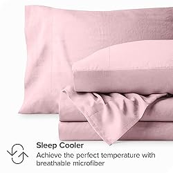 Bare Home Ultra Soft Washed Microfiber 4 Piece